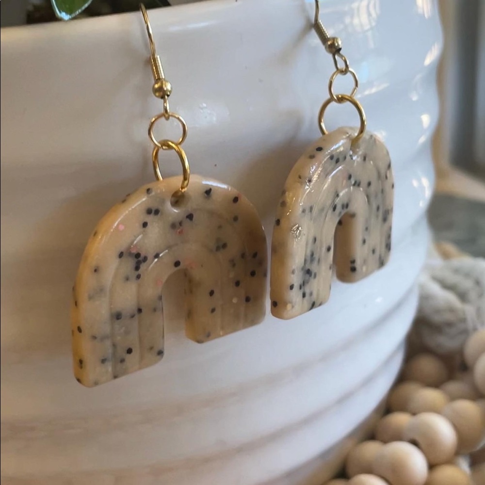 Clay rainbow dangles